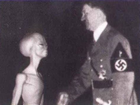 alien shaking hands with hitler|Adolf Hitler in popular culture .